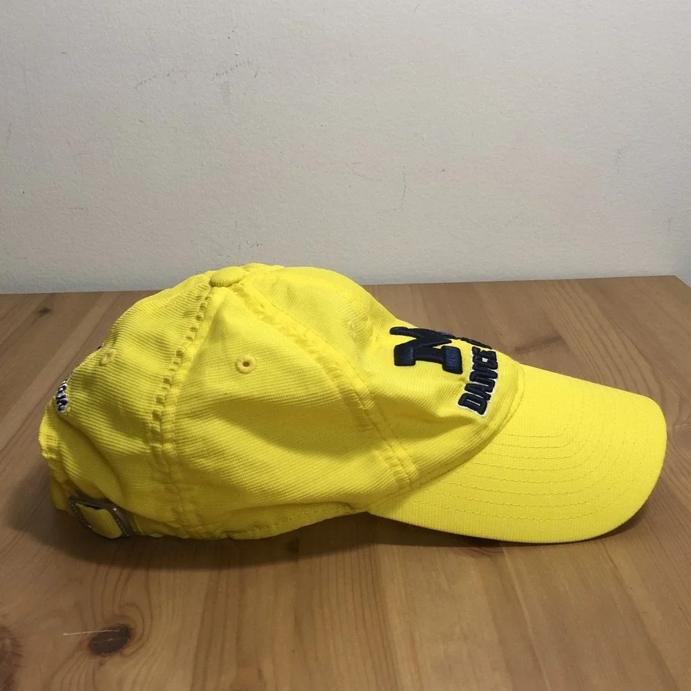 Michigan Wolverines Adidas Dance Team Slouch Buckle-Back Cap Hat One Size Yellow